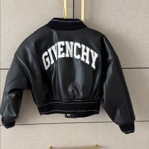Givenchy Kids Black Bomber Jacket Authentic